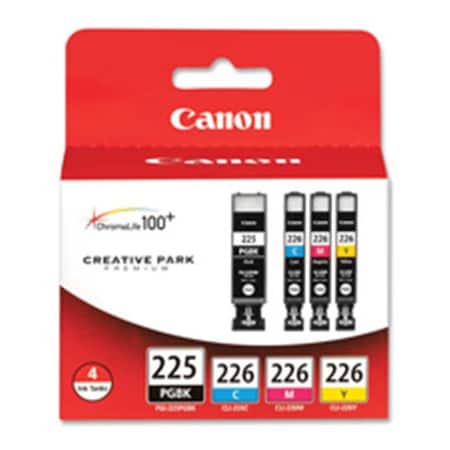 Canon Canon CNMPGI225CLI226 Ink Cartridges- Black- Cyan- Magenta- Yellow CNMPGI225CLI226